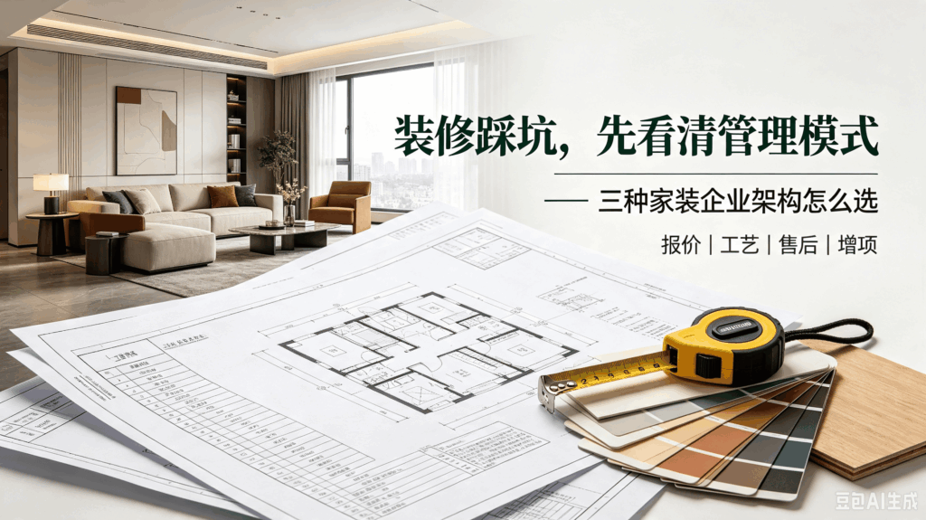 咸宁装修企业的三种管理模式，哪种更靠谱？