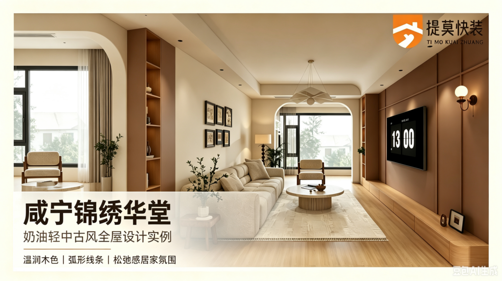 咸宁安居・锦绣华堂｜提莫快装2026轻中古风全屋设计实例