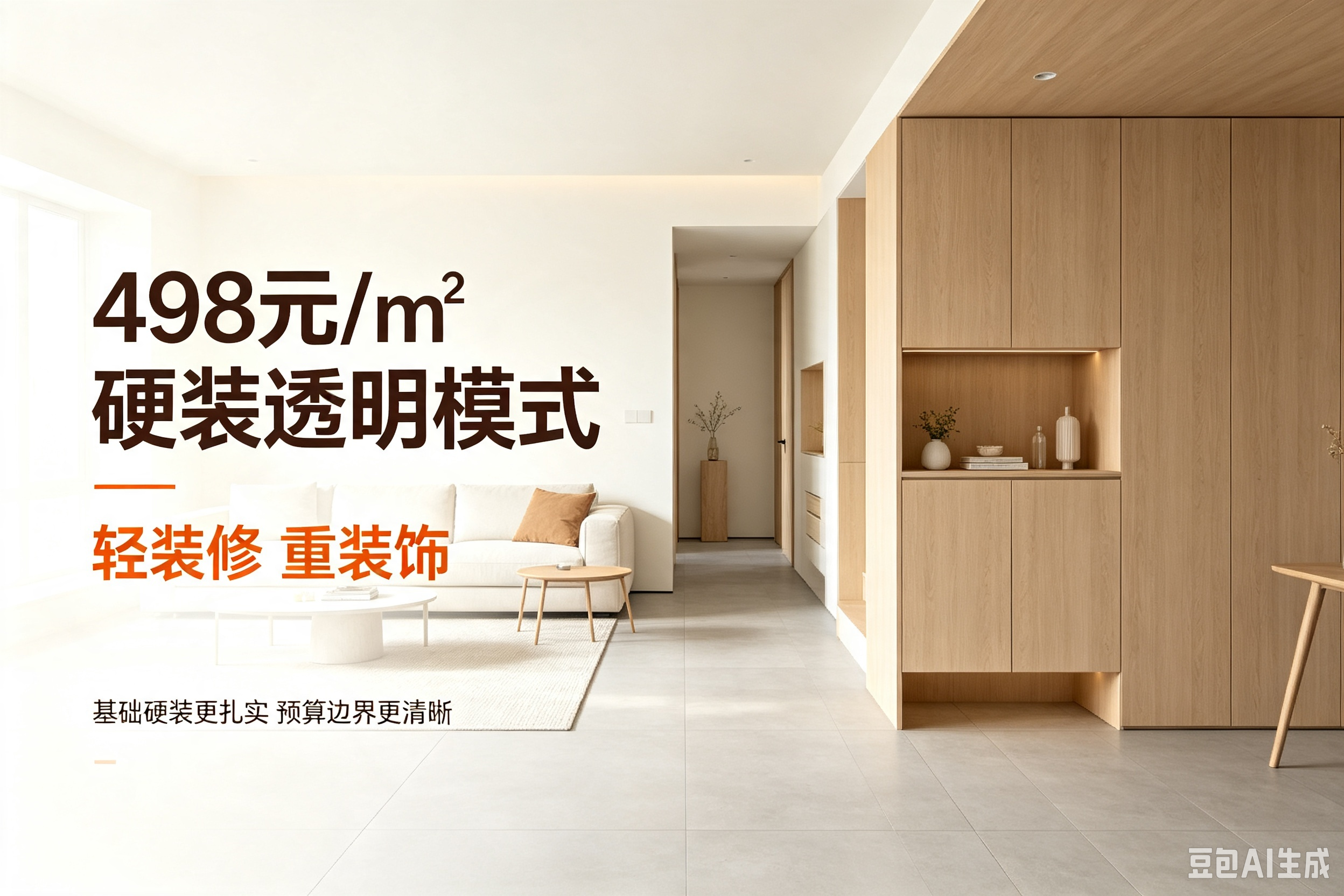 为什么498元/㎡硬装全包，是咸宁最透明的装修模式？